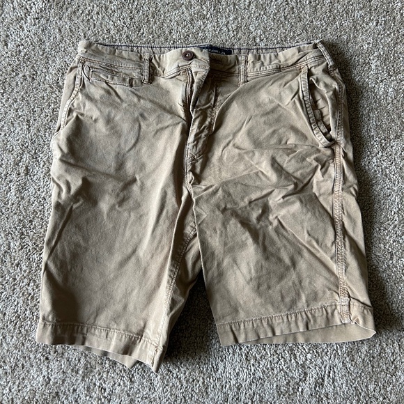 American Eagle Mens 32W Tan Khaki Shorts - Picture 1 of 6